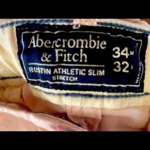 Mens Abercrombie and Fitch chinos Rustin stretch